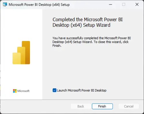 power bi desktop complete installation