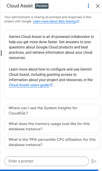 google gemini clould assist