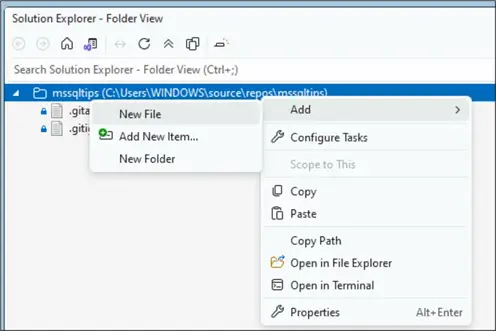 add files to git project