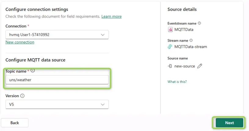 mqtt configure topic name