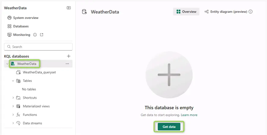 get data from eventhouse