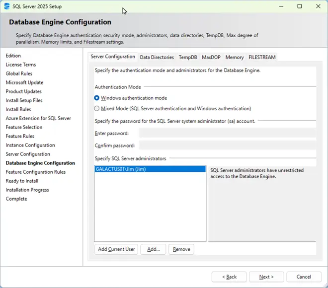 SQL Server 2025 Enterprise Developer Edition Download, Install and Configure