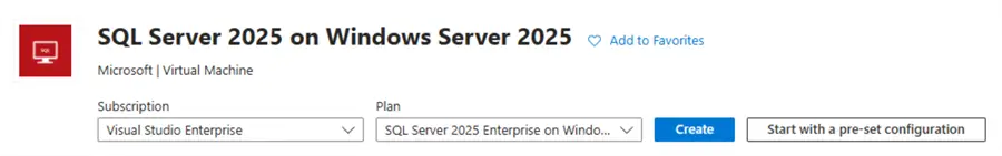 pre-configured VM in Azure