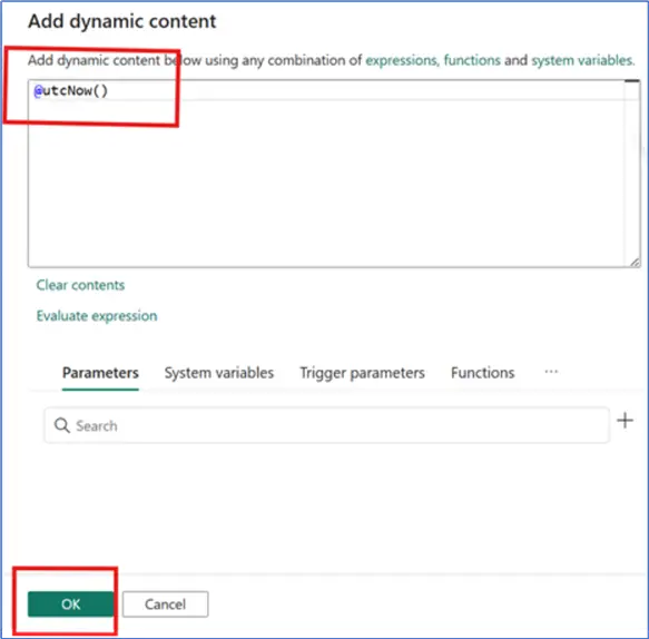 add dynamic content