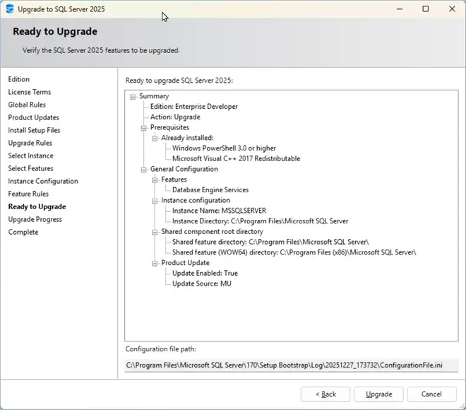 sql server 2025 enterprise developer edition install