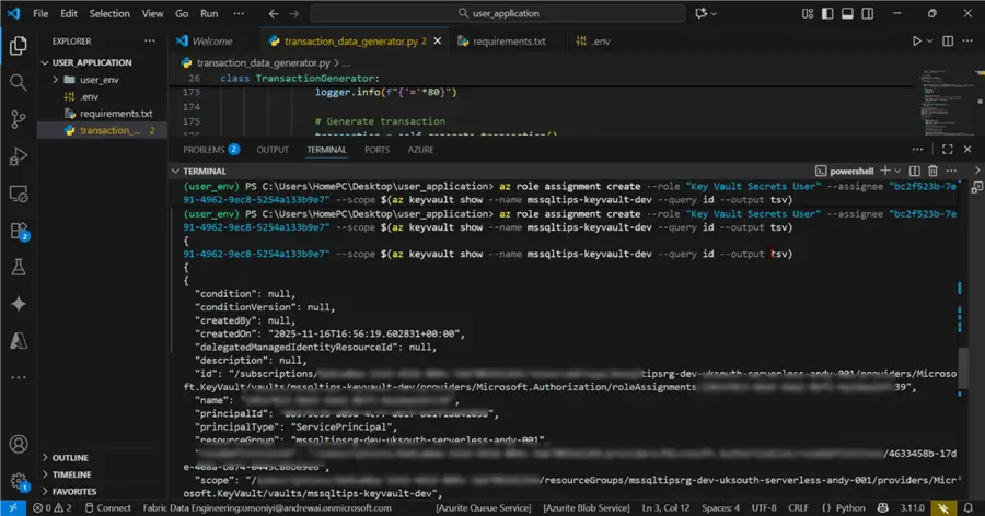 Transaction Generation