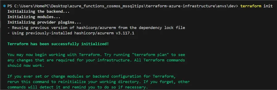 Terraform Init