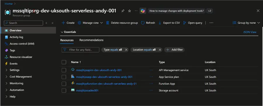 Validate Resources