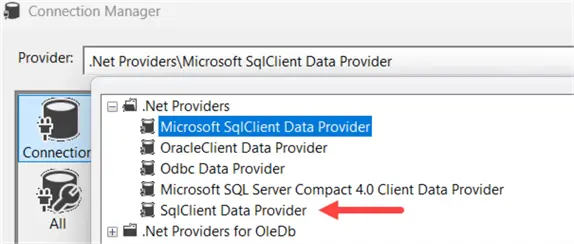 sqlclient data provider