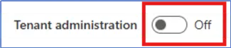 This button will not even be greyed-out, it will be completely invisible/hidden to non-Admin users (Global & Fabric Admins).