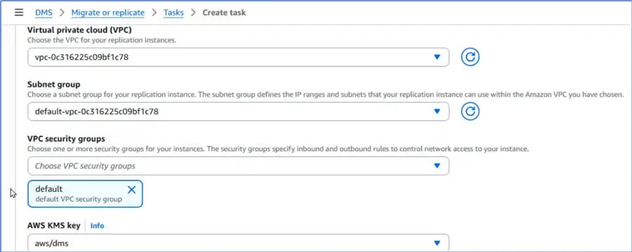 Configure VPC
