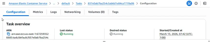 Task Configuration