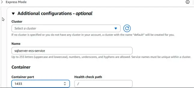 Additional configurations