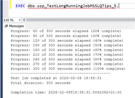 query output