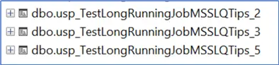 Stored Procedure for query timer run