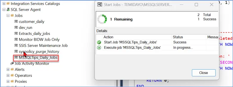 Execute Job