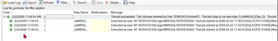 Job History
