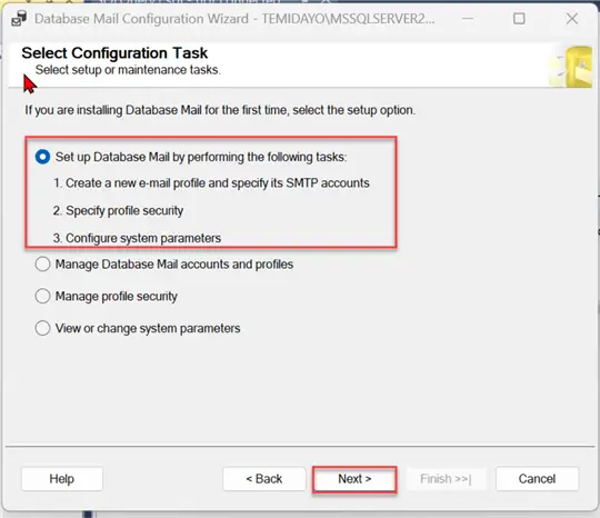 Set up Database