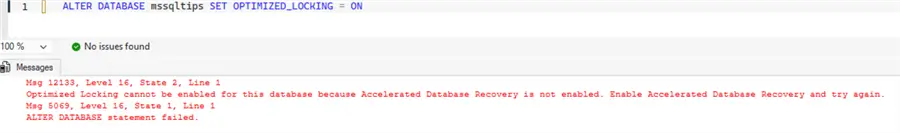 query results