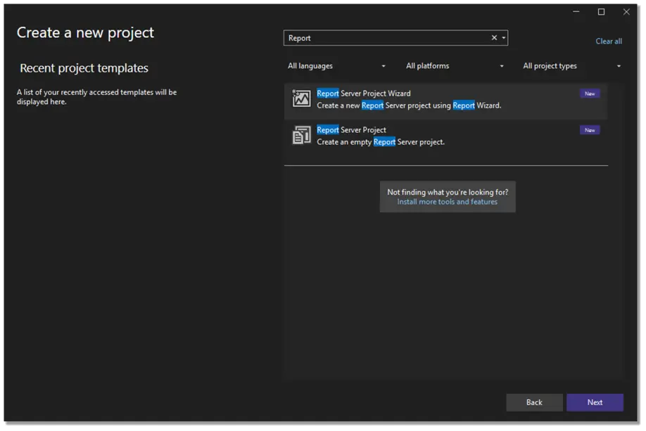 Create a new project