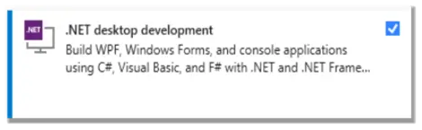 .NET desktop development