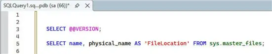 Script to verify version