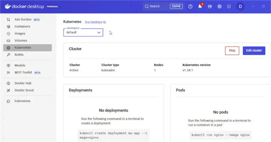 Cluster created