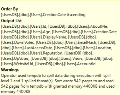 sql server query plan operator details