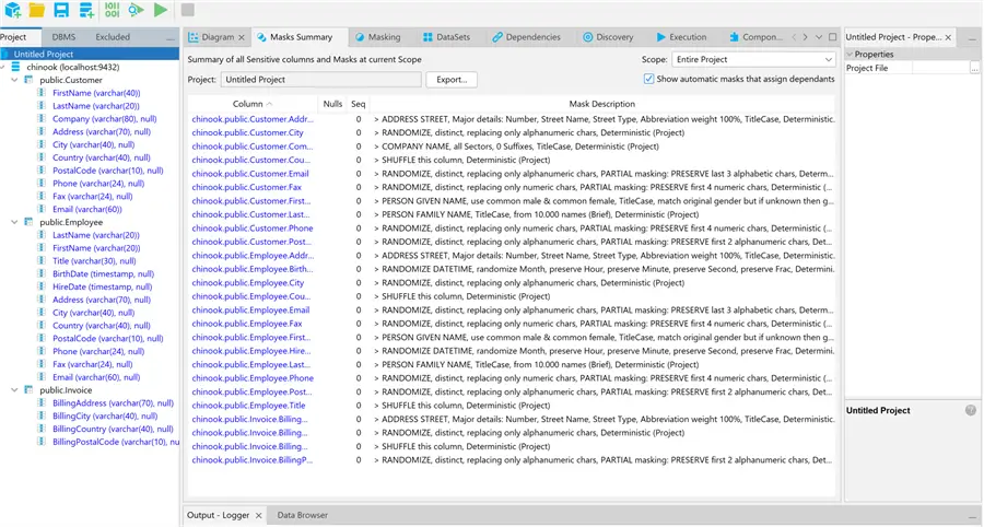 DataVeil Discovery move discovery results to project