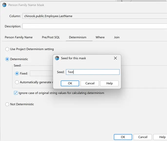DataVeil column level masking