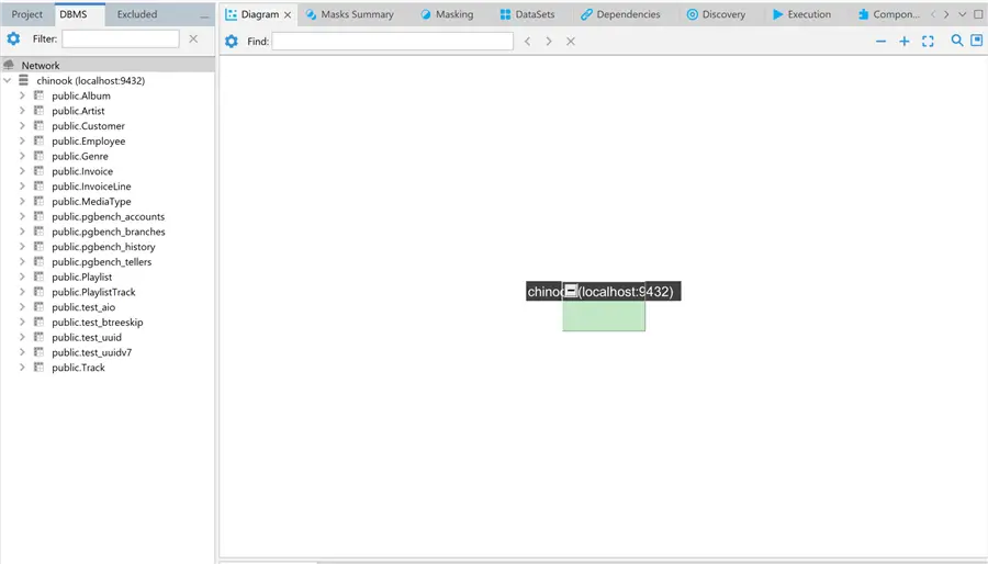 DataVeil Discovery Engine database objects