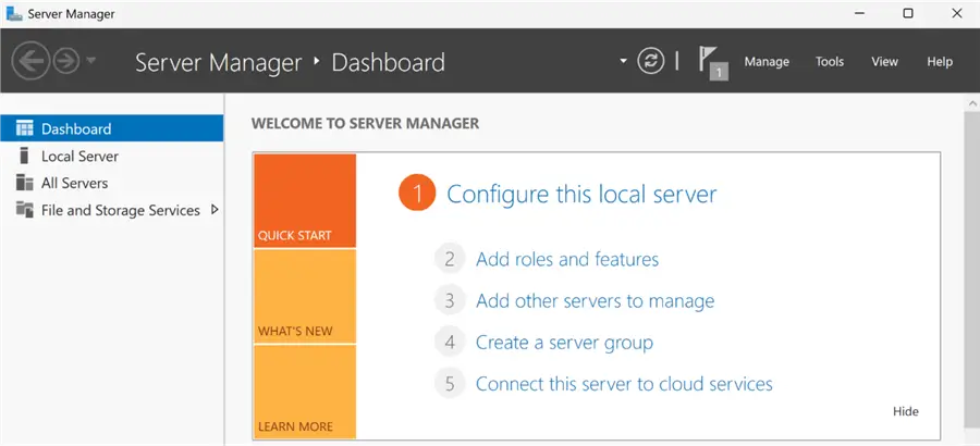Server Manager