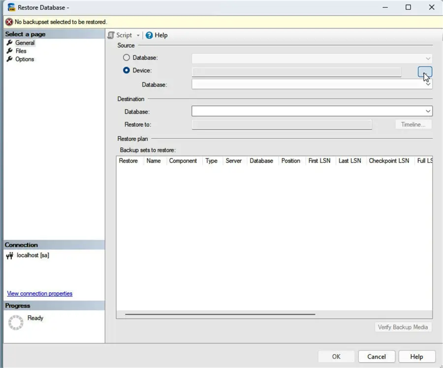 Selecting Device from ellipsis