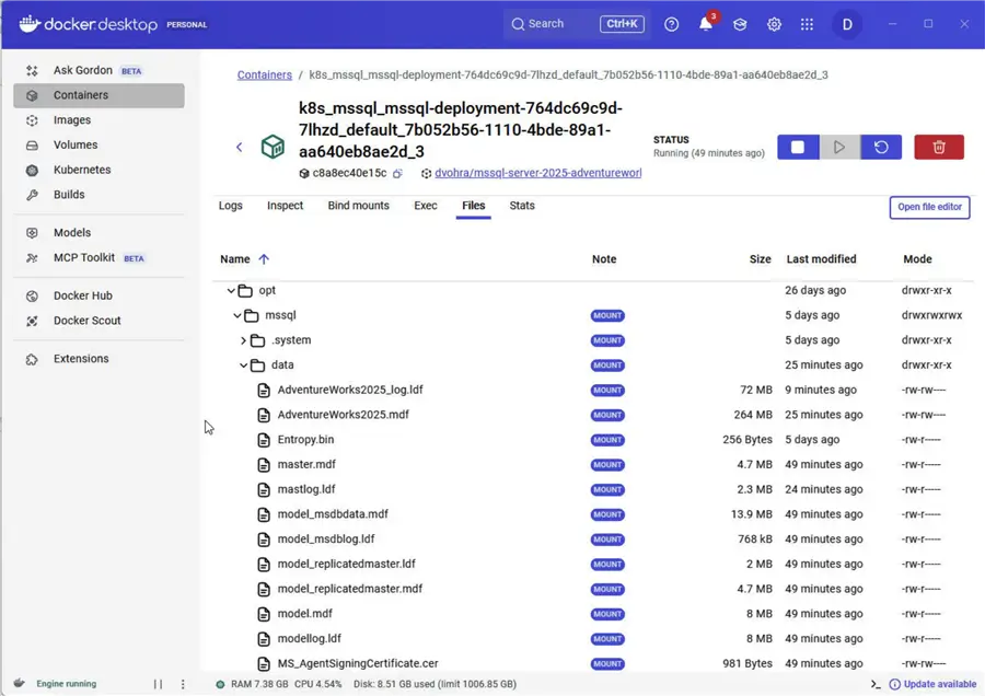 Data files for AdventureWorks databases