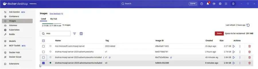 Repackaged image is used in Kubernetes pod.
