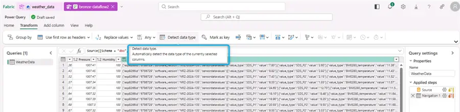 detect data type and cast json to string from power query