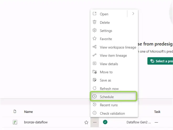 schedule regular refresh 