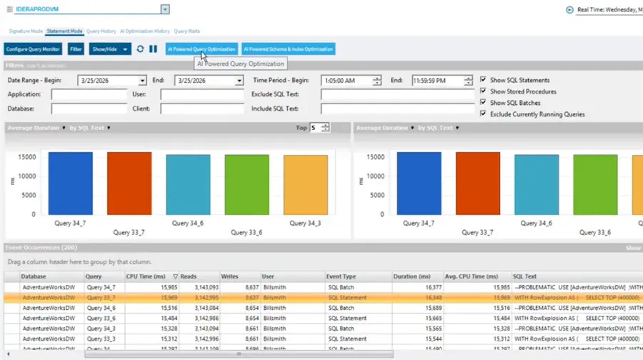 sql diagnostic manager ai powered query optimization