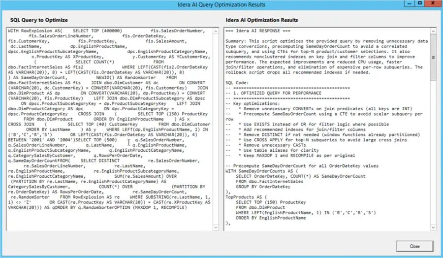 sql diagnostic manager ai powered query optimization