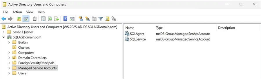 Managed Service Accounts
