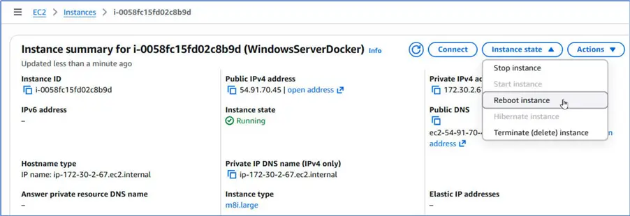 Reboot Instance