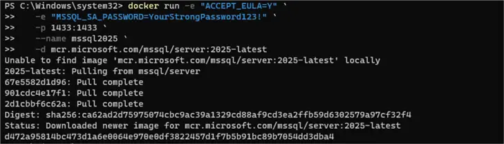 Run command in powershell