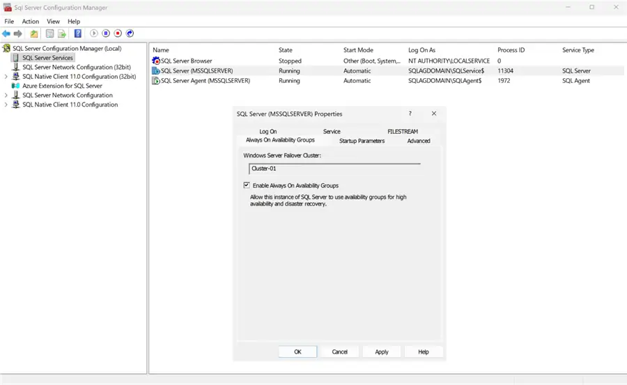 SQL Server Configuration Manager