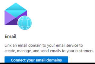 add your email domain to ACS