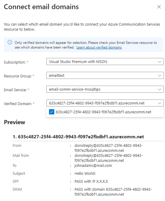 link ECS to ACS