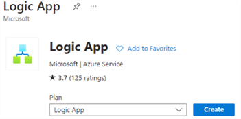 create new logic app