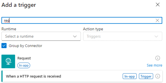 correct http trigger