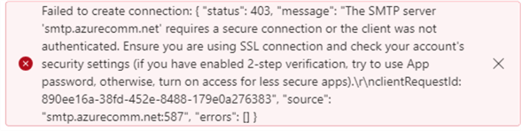 enable ssl error