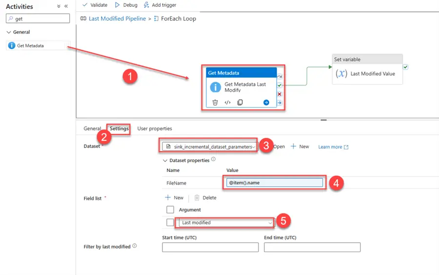 Get MetaData Activity Last Modified