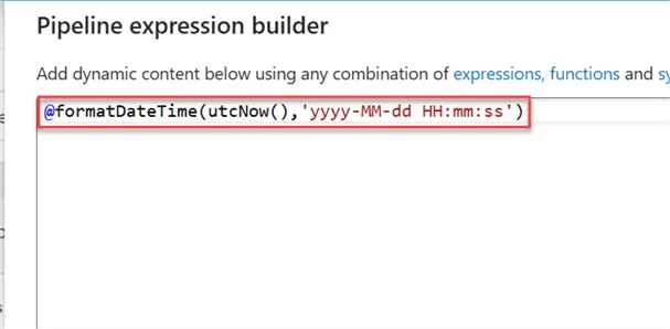 Variable Activity Current Date Dynamic Expression